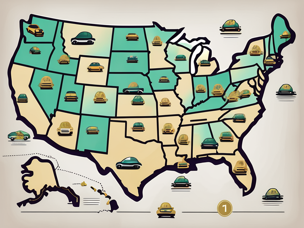 A map of the united states