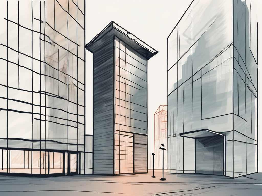 Two buildings