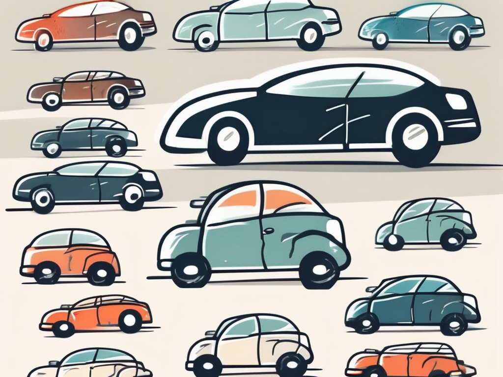 Various stylized cars