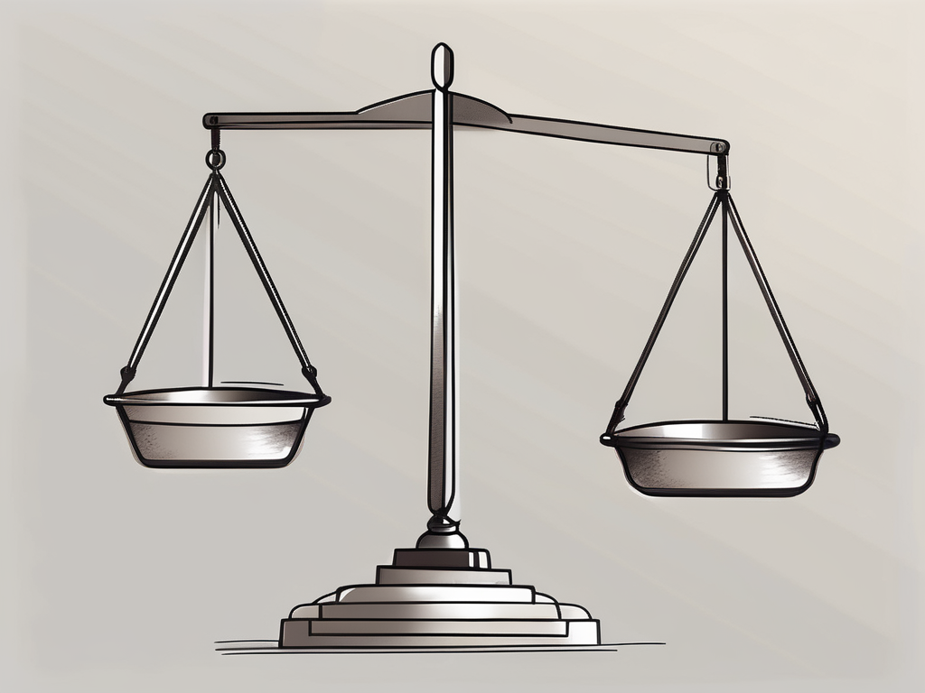 A balanced scale